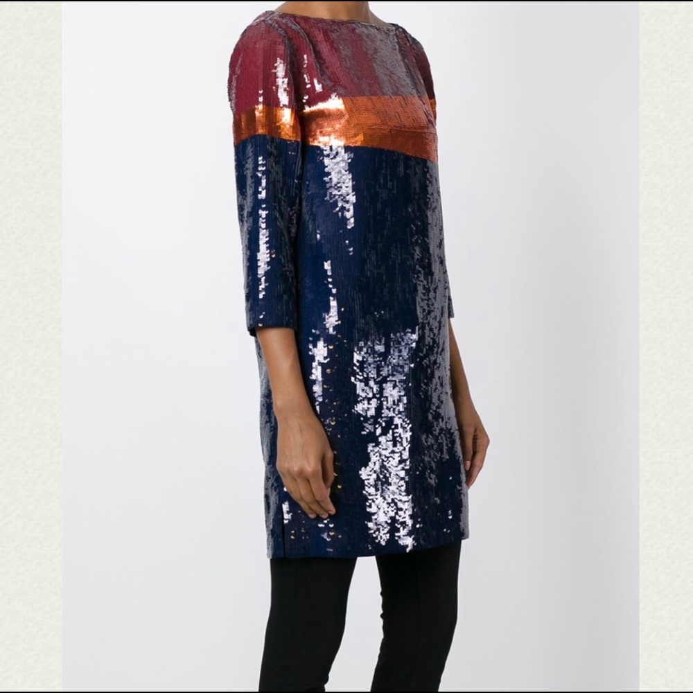 Tory Burch Sequin Embellished cocktail dress